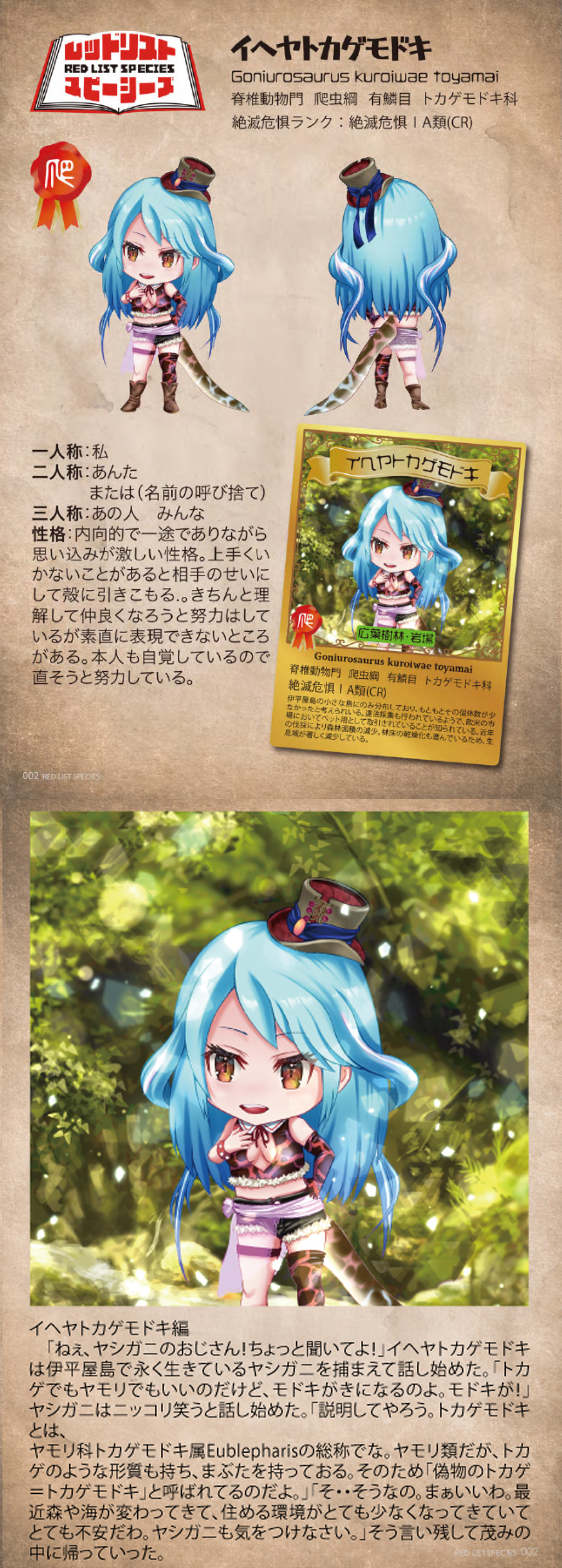イヘヤトカゲモドキ生態
